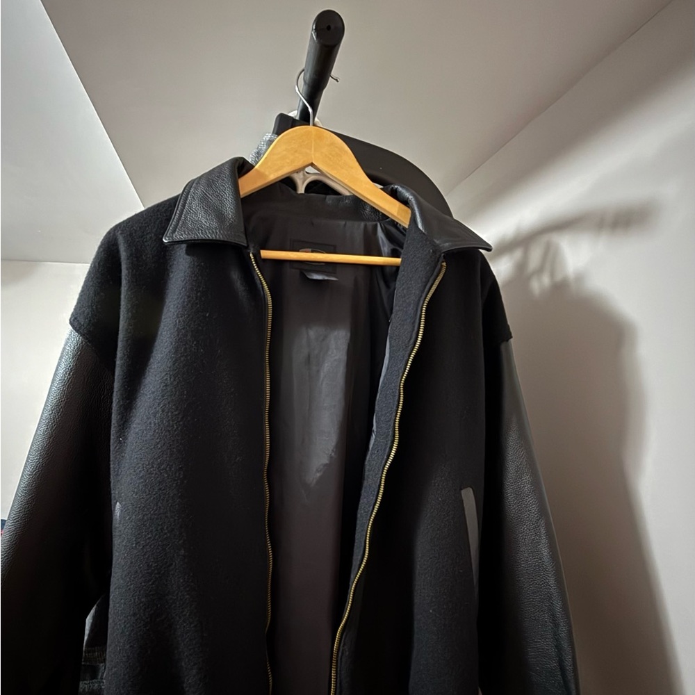 Black Leather Men's Jacket
